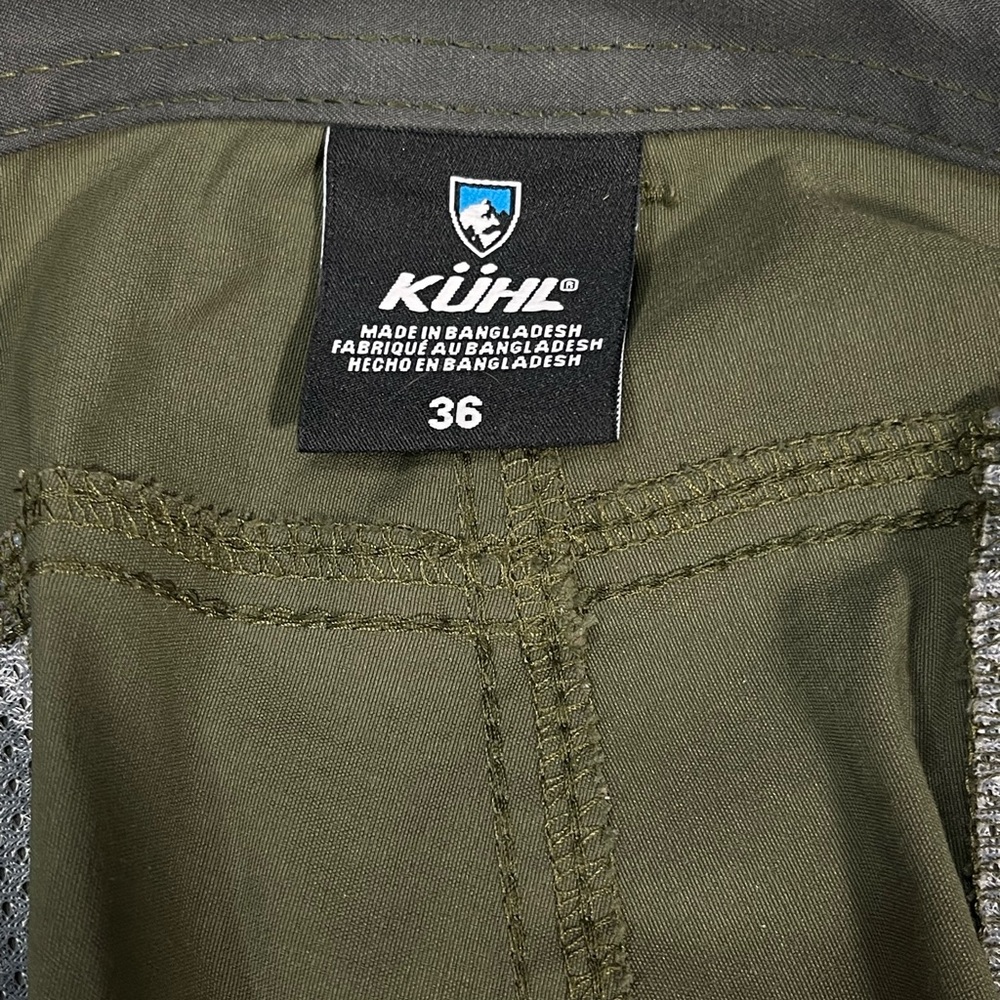 Kuhl Men's Olive Renegade Performance Shorts: Utility, style & comfort meet! - Picture 9 of 10
